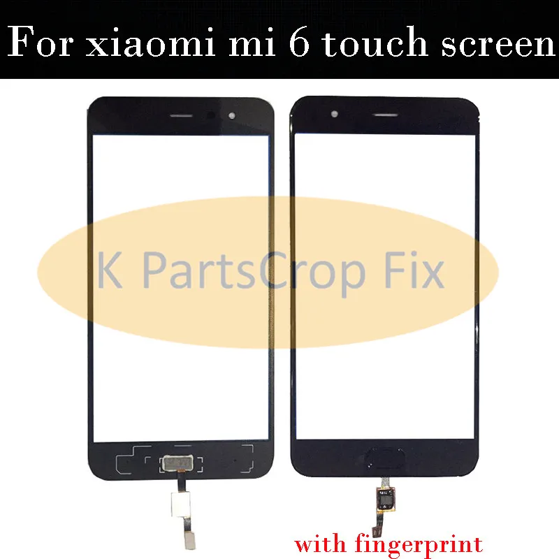 Для XIAOMI Mi6 Mi 6 сенсорный экран дигитайзер + отпечаток пальца для Xiaomi MI M6 мобильный