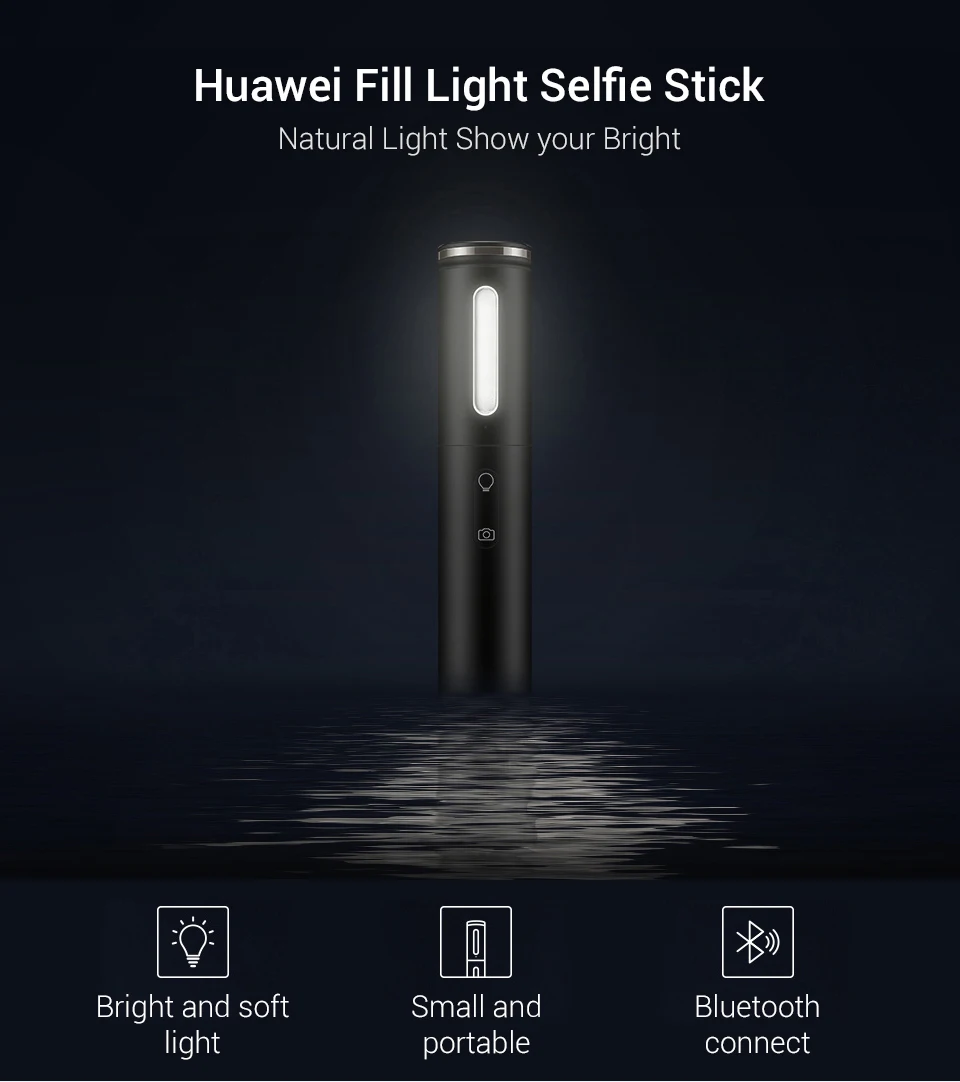 huawei заполняющий свет селфи палка портативный светодиодный фонарик Bluetooth и настольная лампа Беспроводной монопод для IOS/Android