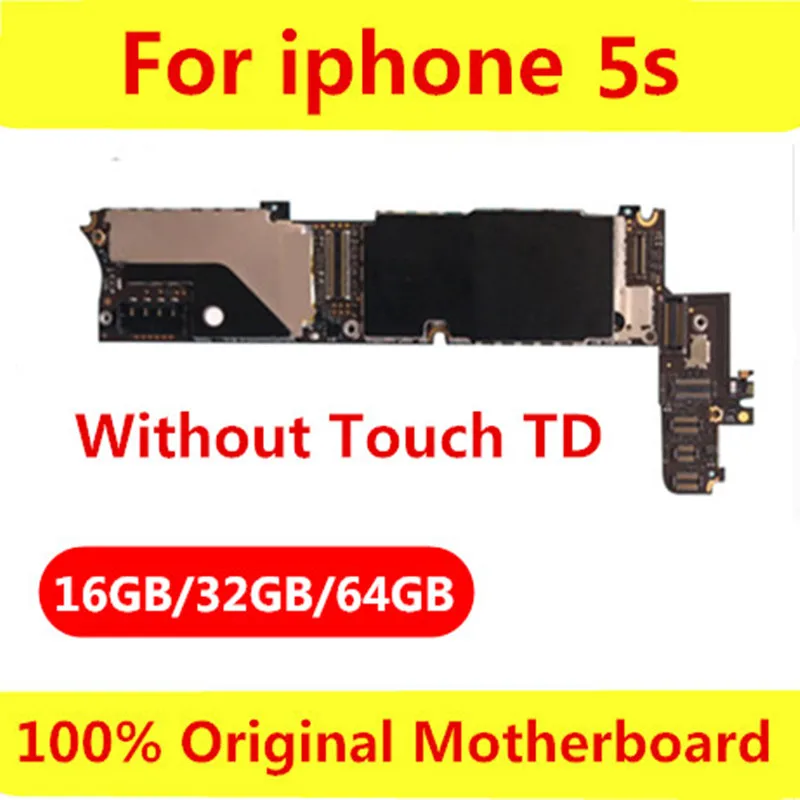 100% оригинальная разблокированная материнская плата для iphone 5S без сенсорного ID/с
