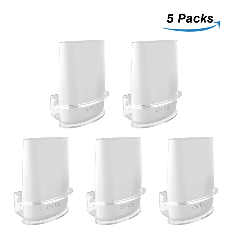 5 Pack Настенный держатель для Orbi RBK50 AC3000, RBS50, RBS40, RBK40 AC2200 домашняя WiFi система - Цвет: 5 Pack