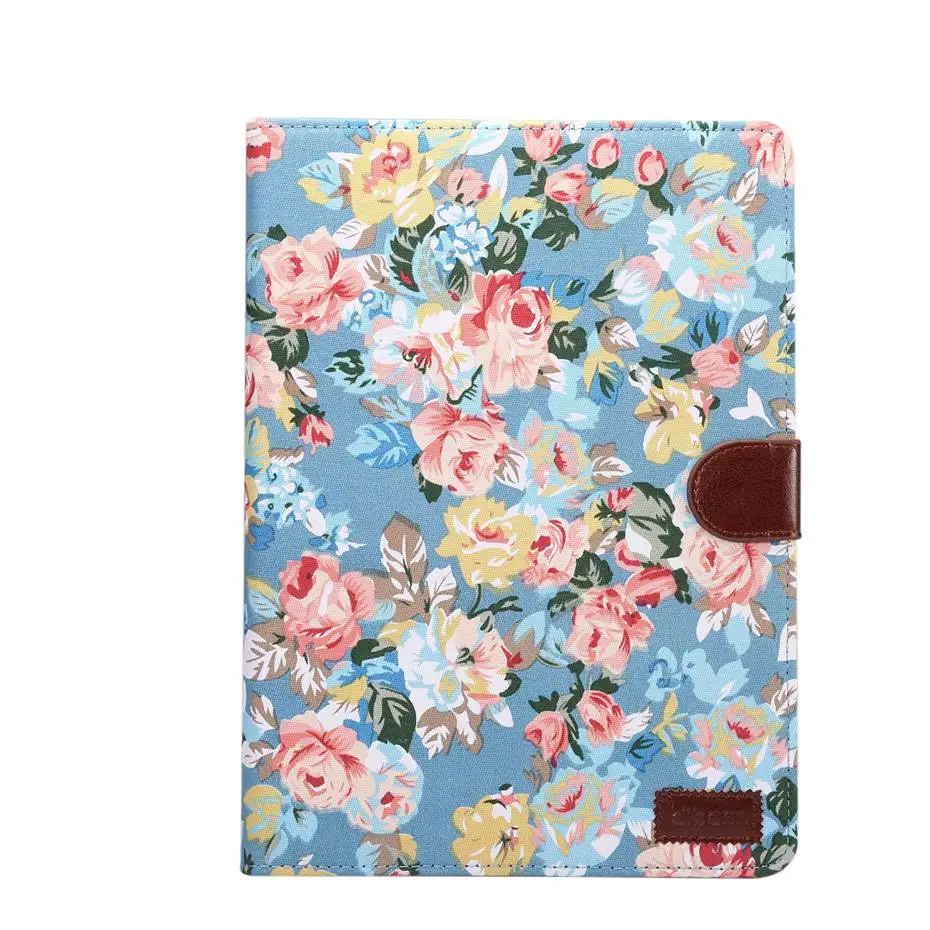 Чехол для планшета Apple iPad Air 10,5 дюймов цветочная ткань Капа Пряжка coque слоты для карт чехол для Apple iPad Pro 10,5 - Color: Blue