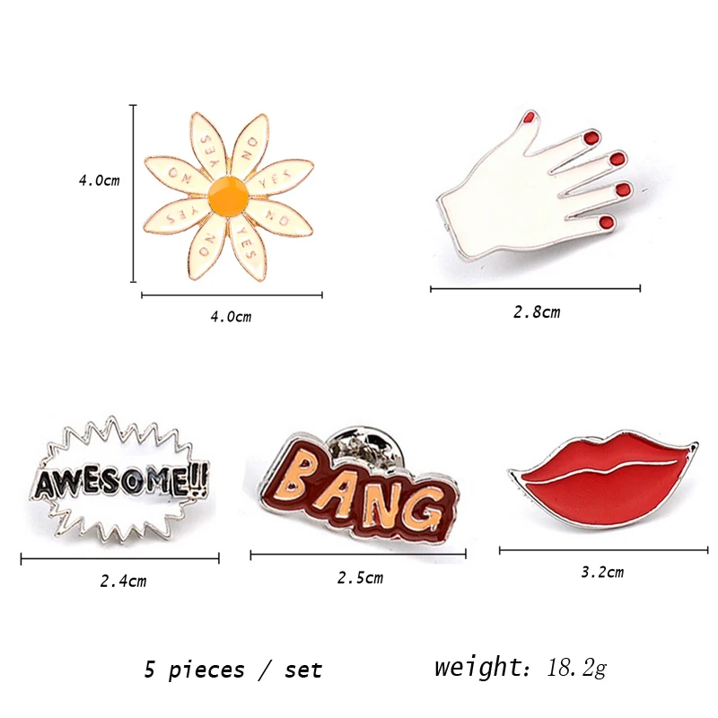 2017 удивительная персональная мультяшная челка! Эмалированная брошь в форме