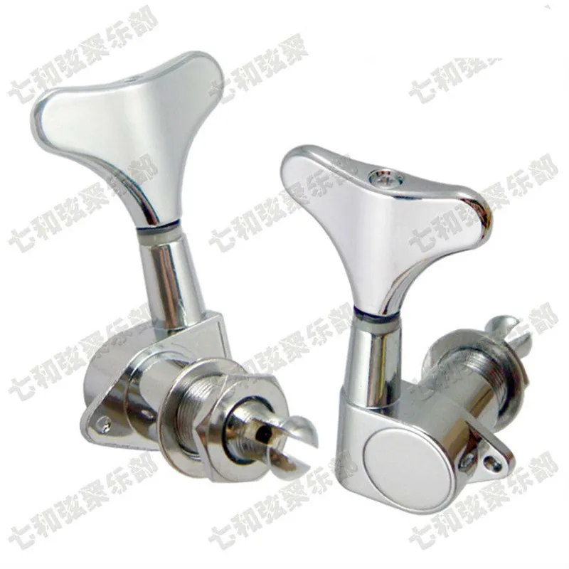 Хромовые электротюнинговые прищепки для бас-гитары 3R2L головки машины клавиши