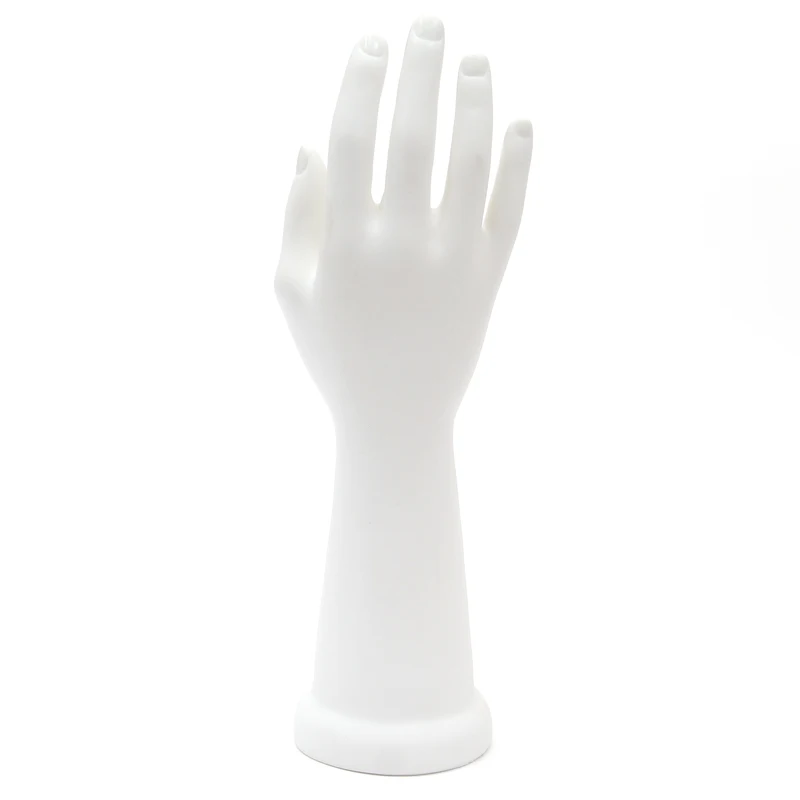 

White Plastic Child Mannequin Hand For Gloves Display, Kid Manikin Hands