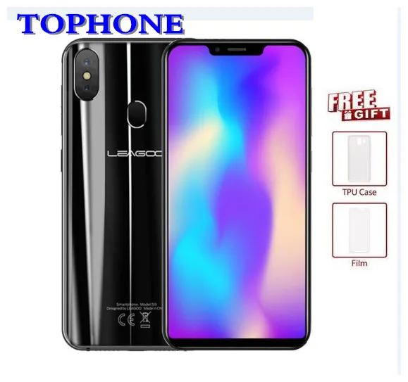 LEAGOO S9 19:9 5 85 &quotHD смартфон Оперативная память 4G B Встроенная 32 ГБ Android 8 1 MT6750