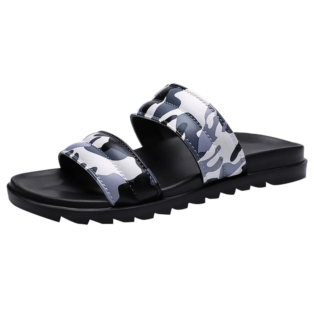 Летняя пляжная обувь SAGACE мужские повседневные сандалии летние камуфляжные