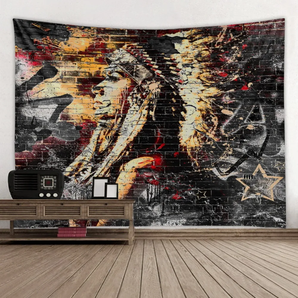 Мандала психоделический гобелен одеяло настенный текстиль Йога Декор индийская