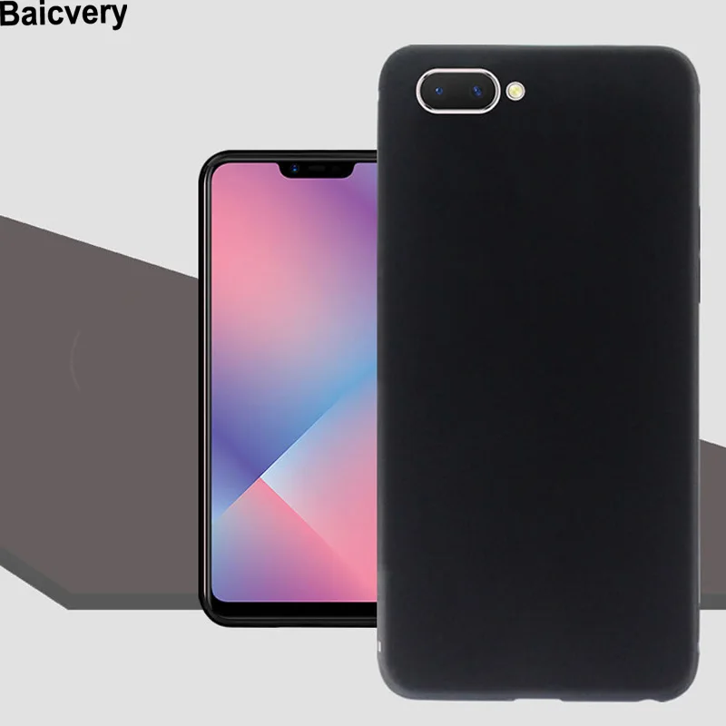 Чехол Oppo A5 мягкий силиконовый чехол для Противоскользящий резиновый A 5 высокое