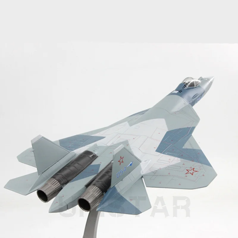 1:72 литые игрушки SU57 T50 реактивный самолет русский детская игрушка оригинальный