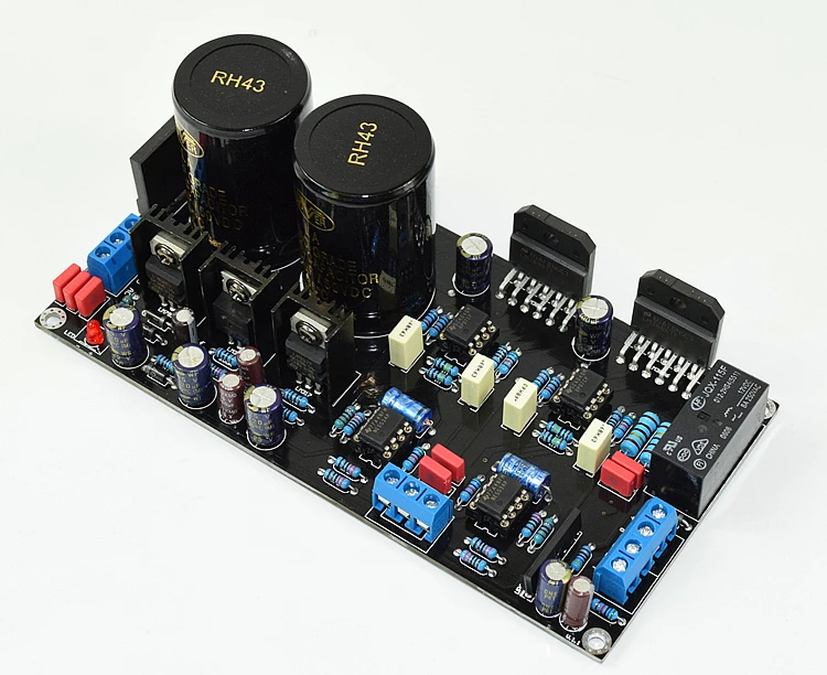 LM3886 HiFi высокой мощности усилитель доска OP07 постоянного тока/5534 автономный