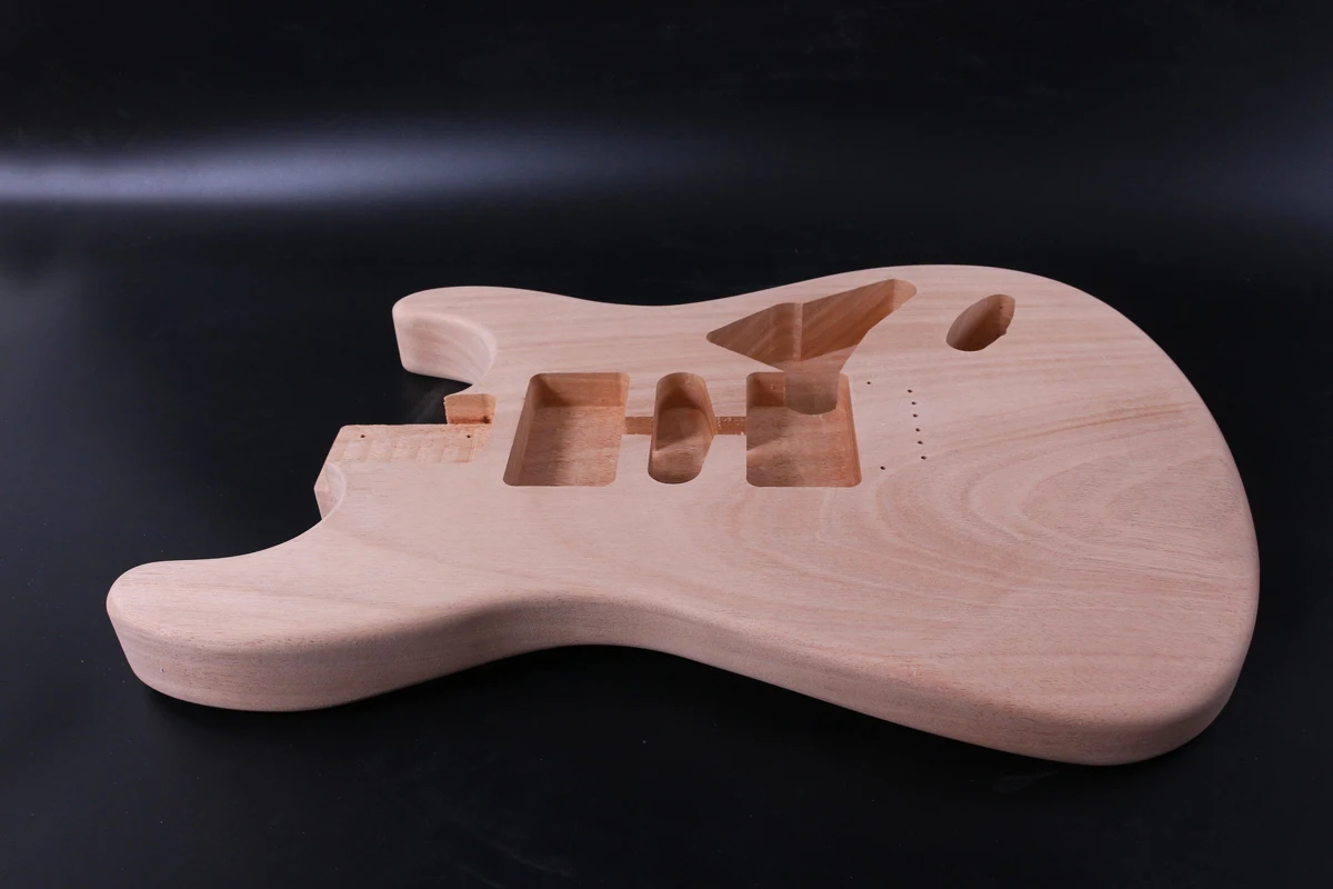 

Необработанный корпус и шея для электрогитары st 2 #1 шт. красное дерево высокого качества