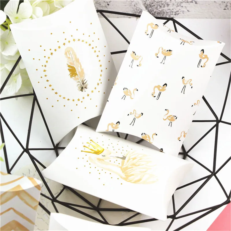 5 шт. дневная коробка конфеты печенье свадьба вечеринка Baby Shower бумажная упаковка