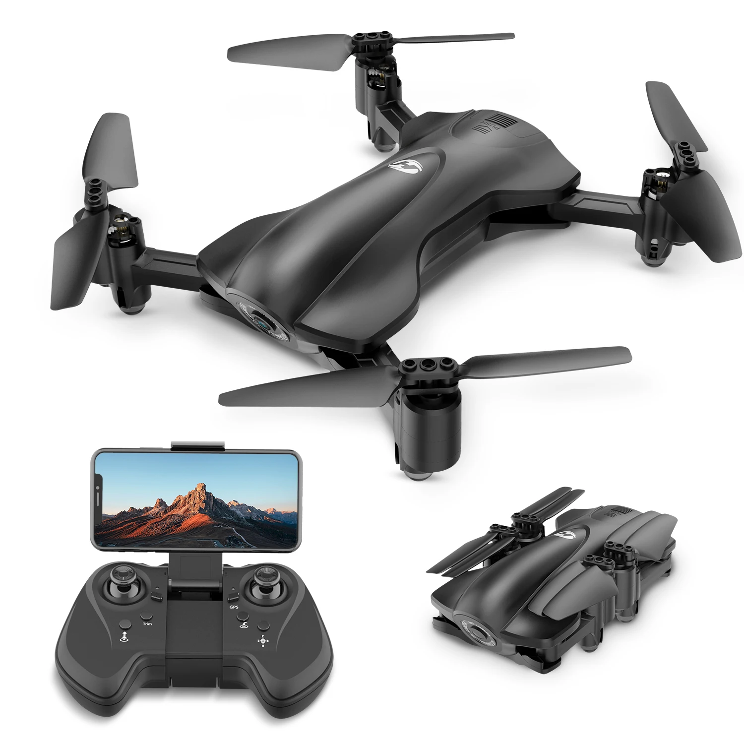 Holy Stone HS165 складной gps Дрон 5G 1080P HD камера Tap Fly Circle Fly с удержанием высоты одним ключом Start Live Video Quadcopter