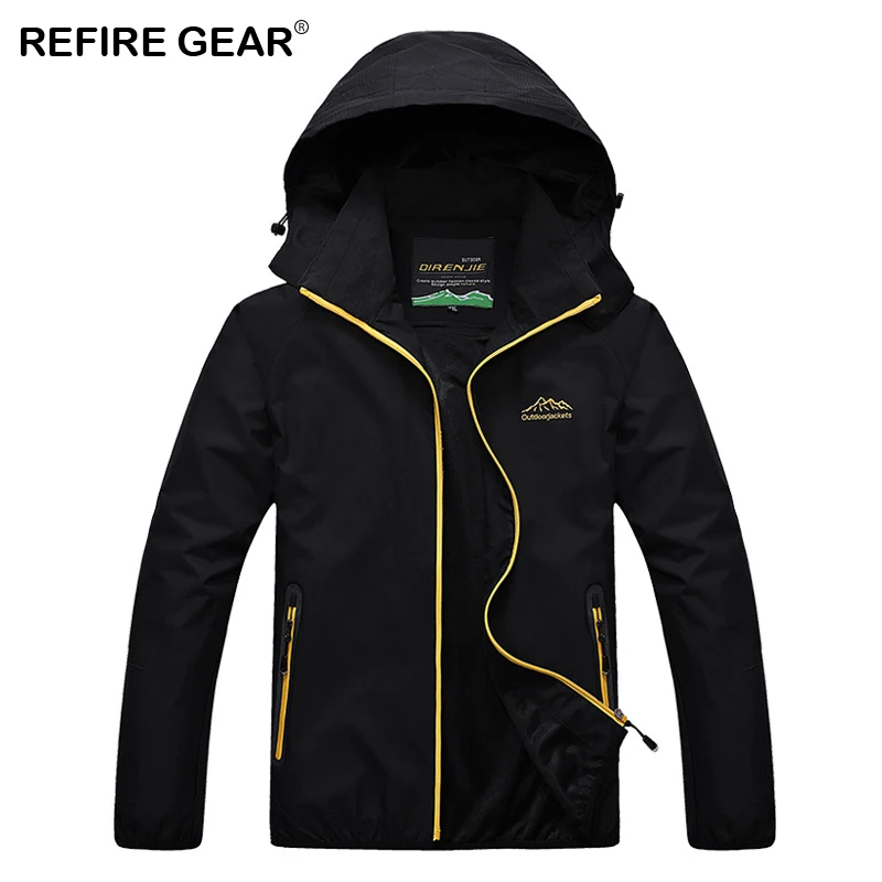 Ветровка ReFire Gear Мужская Уличная тонкая водонепроницаемая куртка пальто для