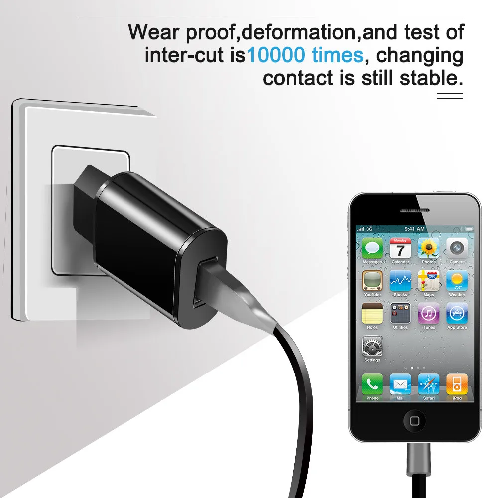 Зарядное устройство EU Plug USB настенное зарядное 5В 2А настенный адаптер зарядка