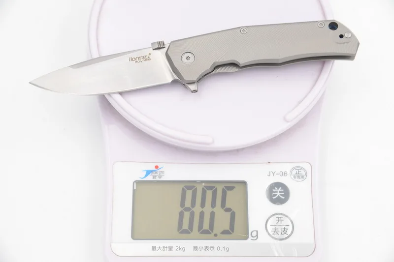 Murah JUFULE Steellion TRE M390 Serat Karbon Titanium Bantalan Bola Taktis Flipper Lipat Kamp Luar Ruangan EDC Alat Makan Malam Pisau Dapur