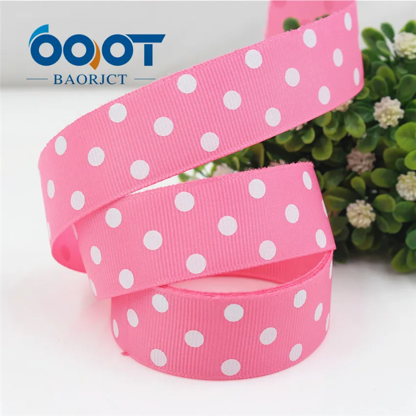 9 OOOT BAORICT 1762213, горошек корсажная лента, 25 мм, 10 ярдов лента для шитья, DIY головной убор аксессуары ручной работы материал - Цвет: 9