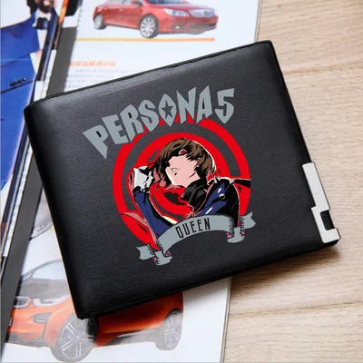Горячие игры персона 5 P5 печать унисекс Длинный кошелек из искусственной кожи короткие бумажник Рен Амамия аниме держатель для карт из ПУ кожаный кошелек - Цвет: 5
