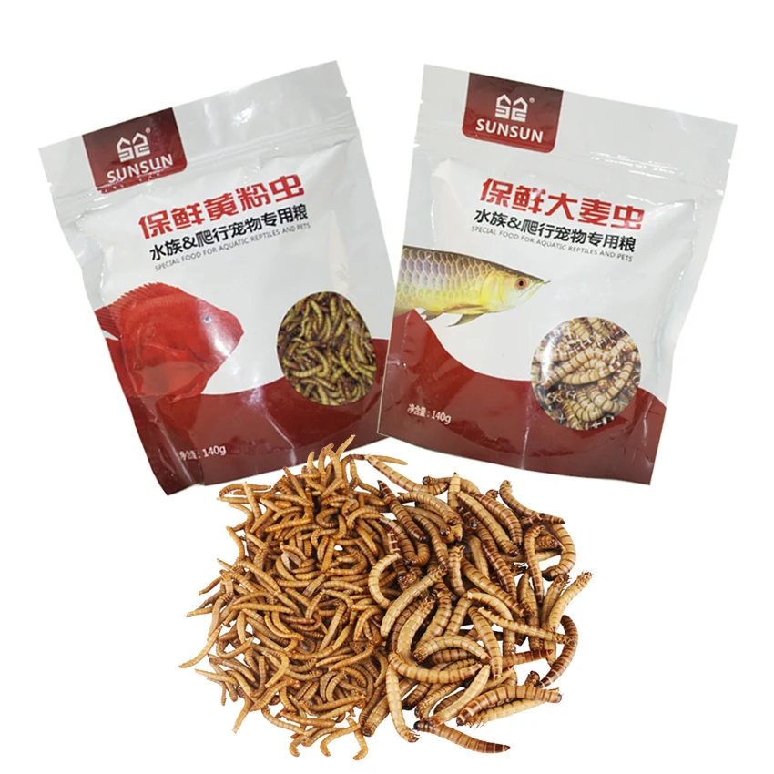 High-grade Goldfish/turtle/bird/hamster Feed/mealworms/barley Insect/antarctic Scale Shrimp 140g