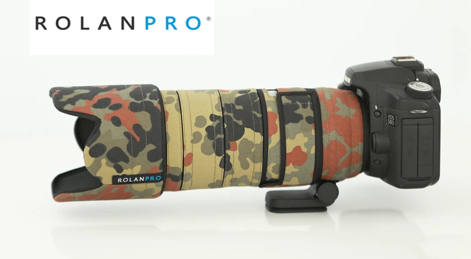 ROLANPRO водонепроницаемый чехол для объектива Камуфляжный дождевик Tamron SP 70 200 мм F/2 8