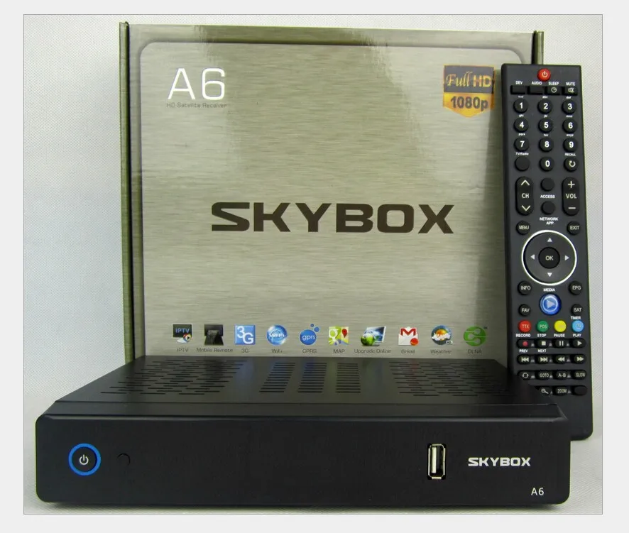 Wifi TV коробка сети обмена универсальный и всеобъемлющий Set Top Box скайбокс A6 Google