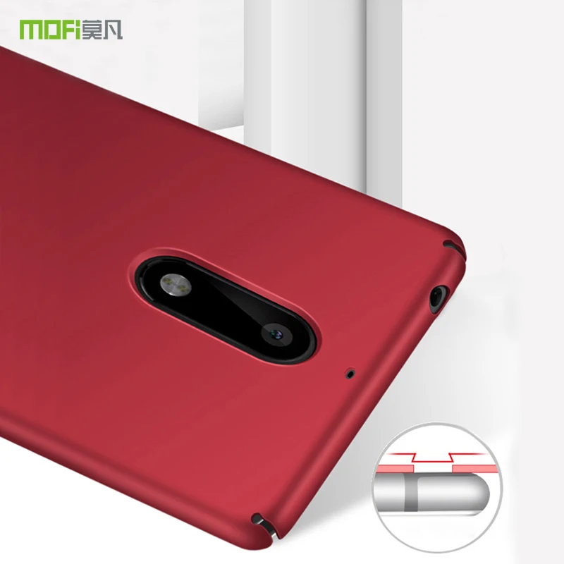 Для Nokia 5 чехол оригинальный бренд Mofi 360 градусов полное покрытие Роскошный ПК