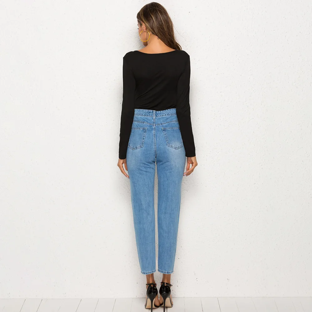 

Sexy Bodysuits Women Black Long Sleeve Overalls Summer Slim Streetwear Rompers V-Neck Jumpsuit Basic Playsuit Womens Tops