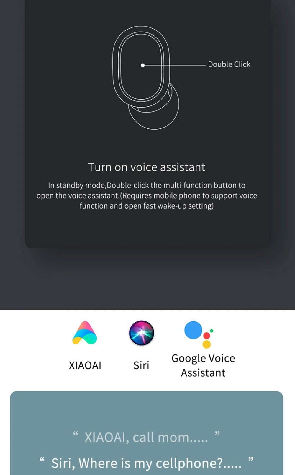 Xiaomi AirDots Redmi True беспроводной стерео наушники СПЦ Bluetooth 5,0 спортивные наушники с микрофоном Handsfree гарнитура