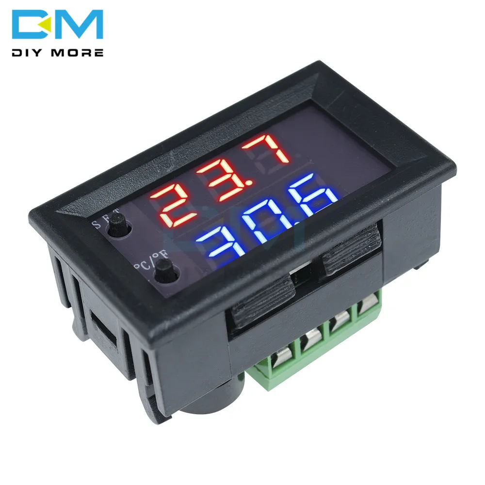 СВЕТОДИОДНЫЙ цифровой термостат W1209WK W1209 WK DC 12V с контролем температуры термометр