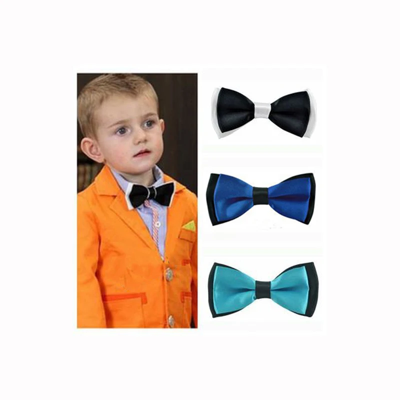 Модный Детский галстук бабочка маленький джентльмен рубашка Новогодний подарок