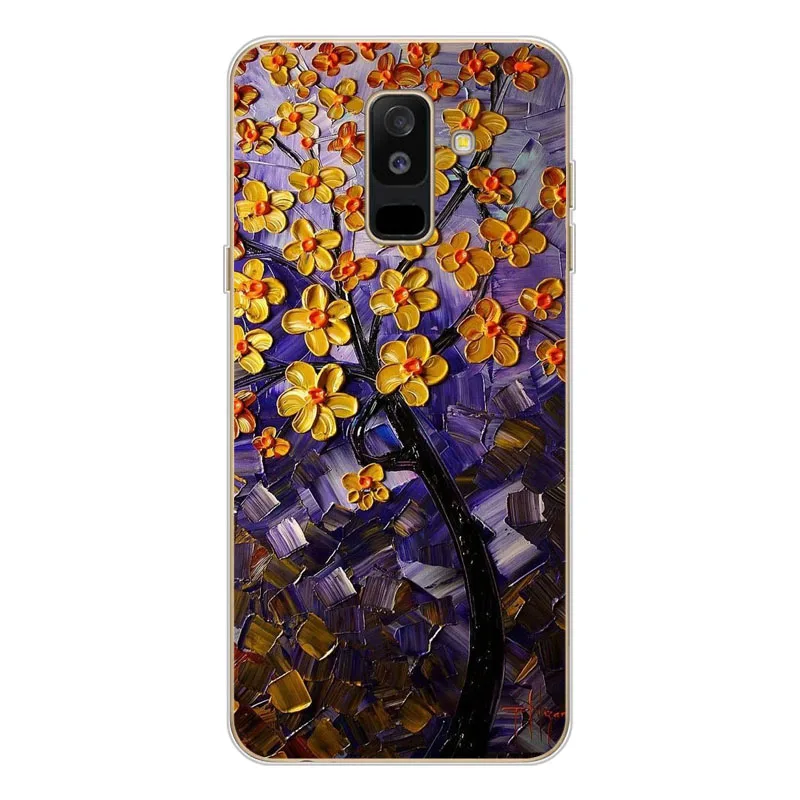 Чехлы Geruide para Для samsung Galaxy A6 plus a6+ Dual SIM pintado telefono caso samsung Galaxy A6 a6 - Цвет: RY-48