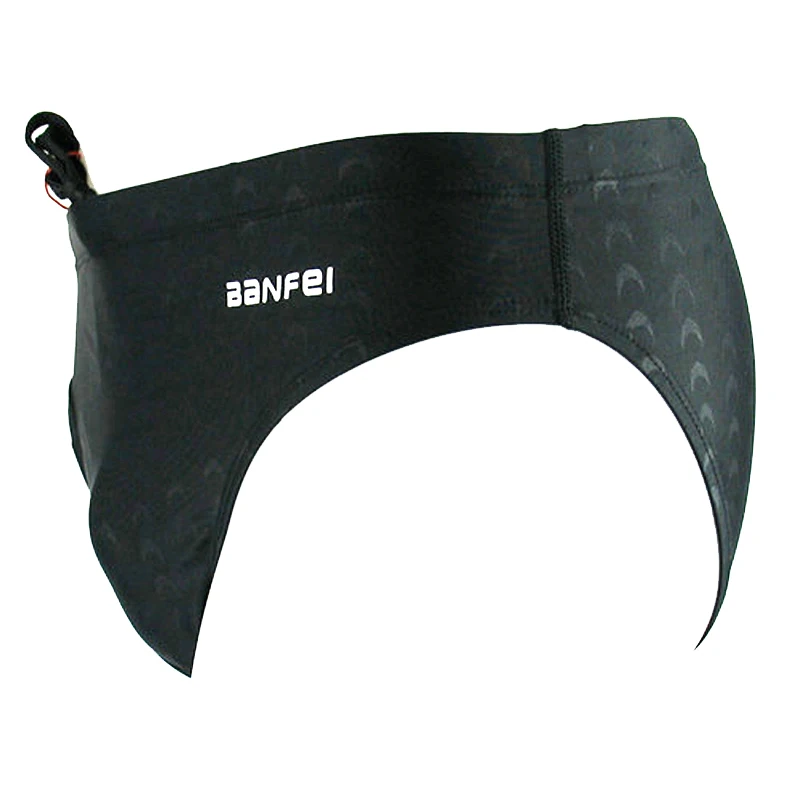 Black BaNFeI Sharkskin плавки сексуальные стринги тренировочные шорты для плавания мужские M купальники XXXL нижнее белье для мужчин быстросохнущие - Цвет: Black