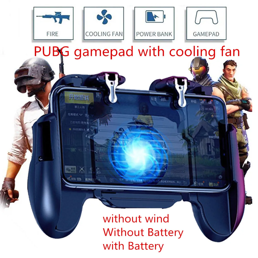 PUBG геймпад Мобильный телефон Мобильный контроль джойстик геймер для Android игровой коврик L1R1 контроллер для iPhone Xiaomi охлаждающий вентилятор