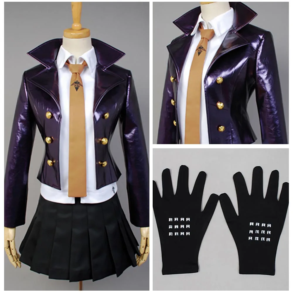 2017 Косплей костюм Dangan Ronpa Danganronpa Kyoko kirigiri kyouko костюмы на Хэллоуин карнавальные для