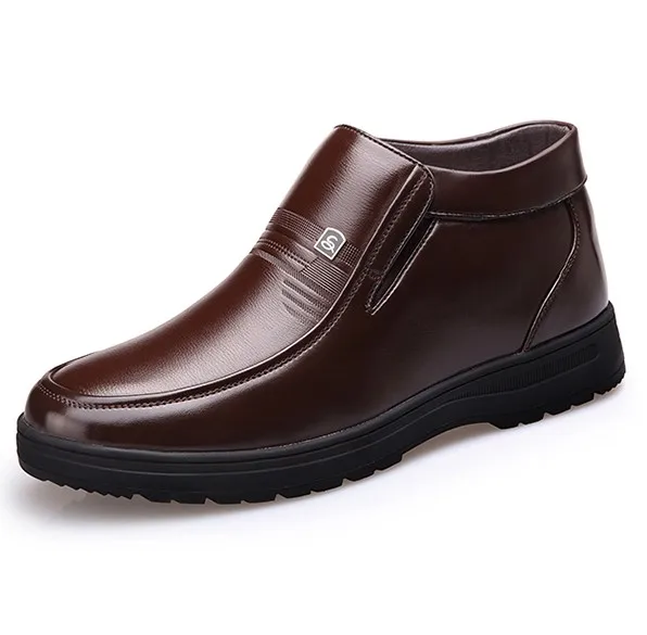 2020 Новое поступление мужские ботинки осенне-зимние из натуральной кожи деловые