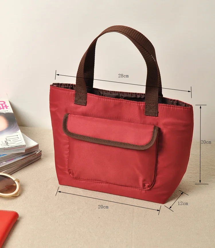 Lunchbag Водонепроницаемая boxbag качественные экспортные сумки для ланча красная