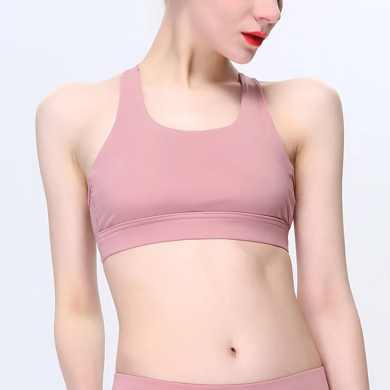 Running Girls Women's Racerback Breathable Sports Bra Fitness Shockproof Workout Bras for Yoga Gym Actives and Crop Top | Спорт и