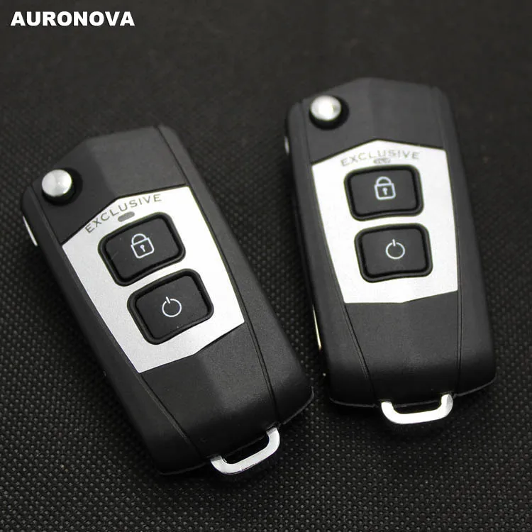 Auronva новый обновленный складной чехол для ключей Mazda 323 Family 2 кнопки