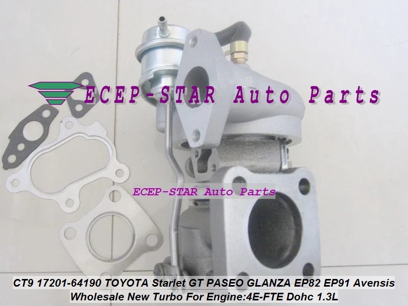 CT9 17201 64190 55030 1720164190 турбо для TOYOTA Starlet GT Tercel EP82 EP91 97 Avensis CT 220 07 4 Ette 4E FTE 1.3L|turbocharger