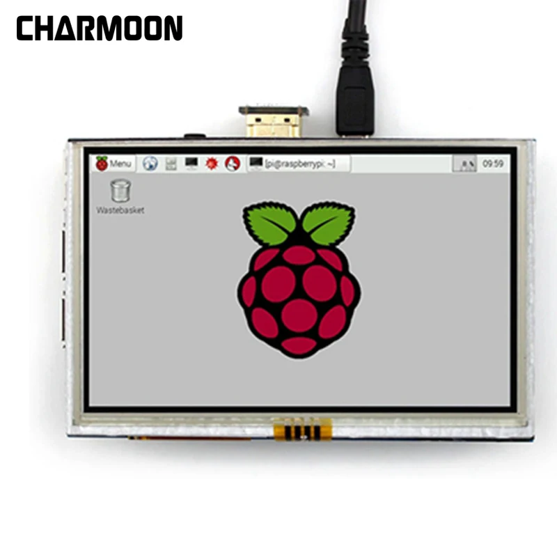 5 дюймов 800X480 HDMI сенсорный экран TFT LCD панель модуль щит для Raspberry Pi 3/2/B +|Аксессуары