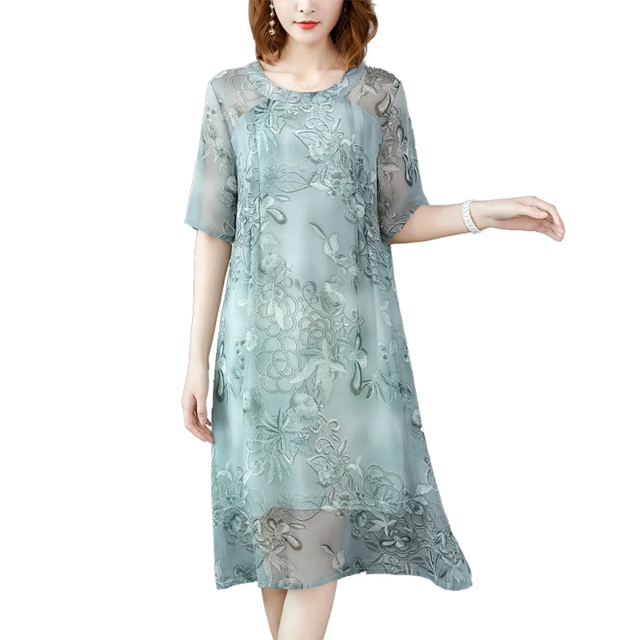 Новинка лета 2020 шифоновые пляжные платья миди с цветочным принтом свободный