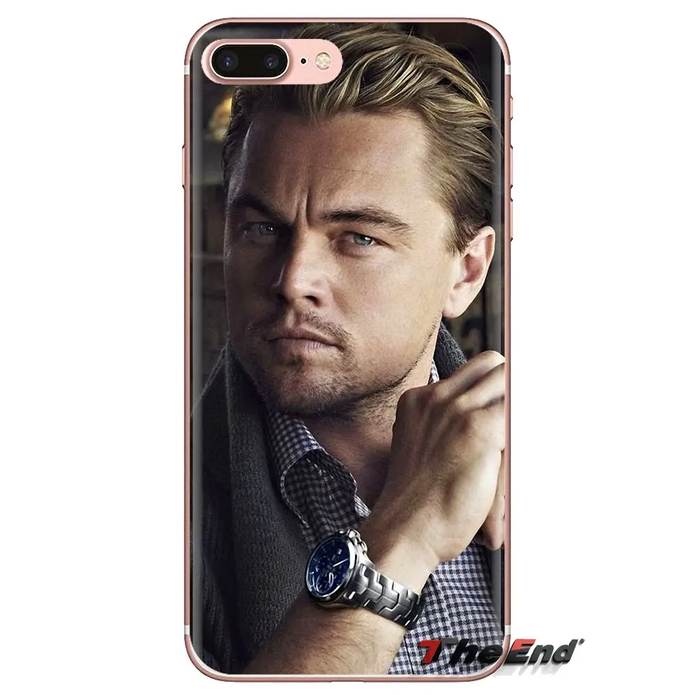 Силиконовый чехол для телефона iPod Touch Apple iPhone 4 4S 5 5S SE 5C 6 6S 7 8 X XR XS Plus MAX Leonardo Dicaprio Young