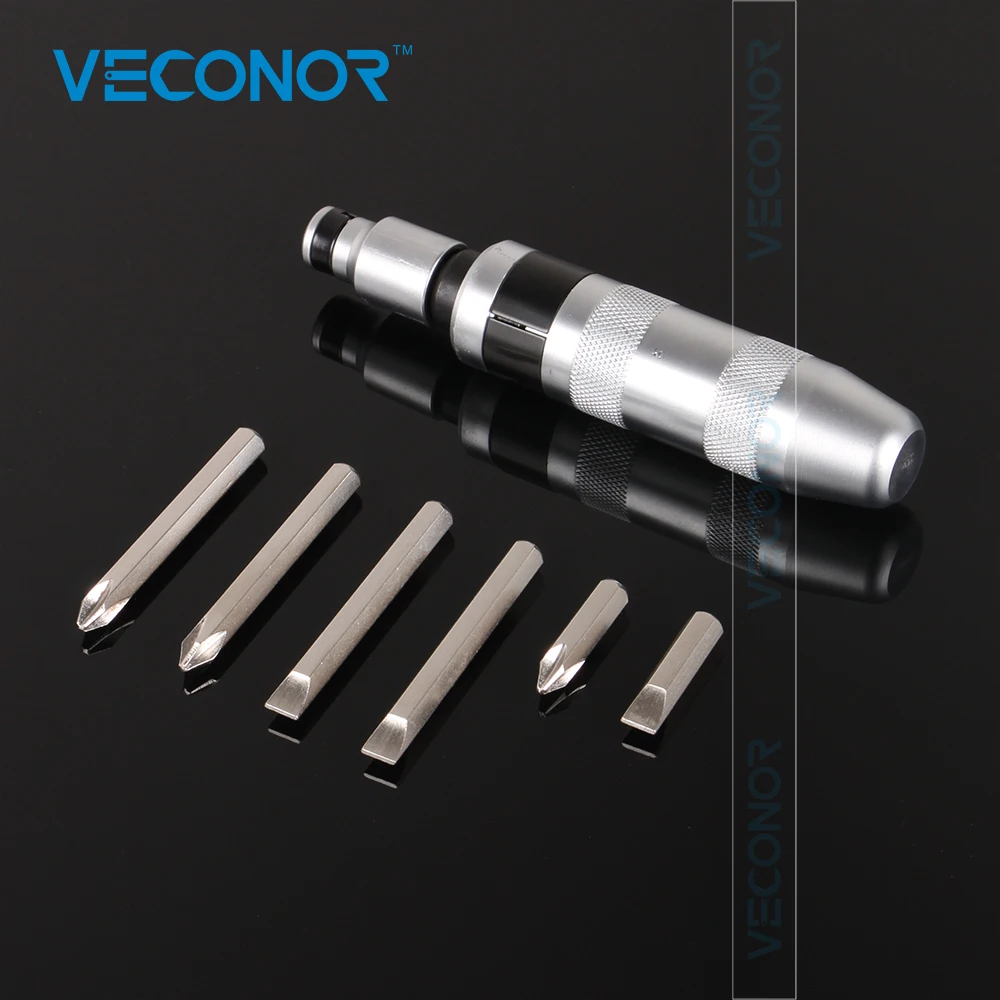 Veconor 7 шт. комплект многоцелевой Heavy Duty Воздействие Отвёртка установить драйвер Зубило биты Инструменты гнездо комплект с случае плоские и philli