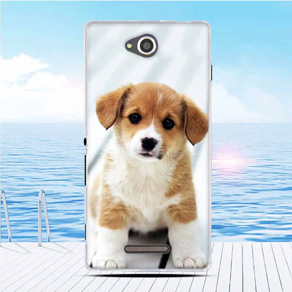 Soft Silicone Back Cover For Sony Xperia C CN3 C2304 C2305 S39 S39H Phone Case 2304 2305 |