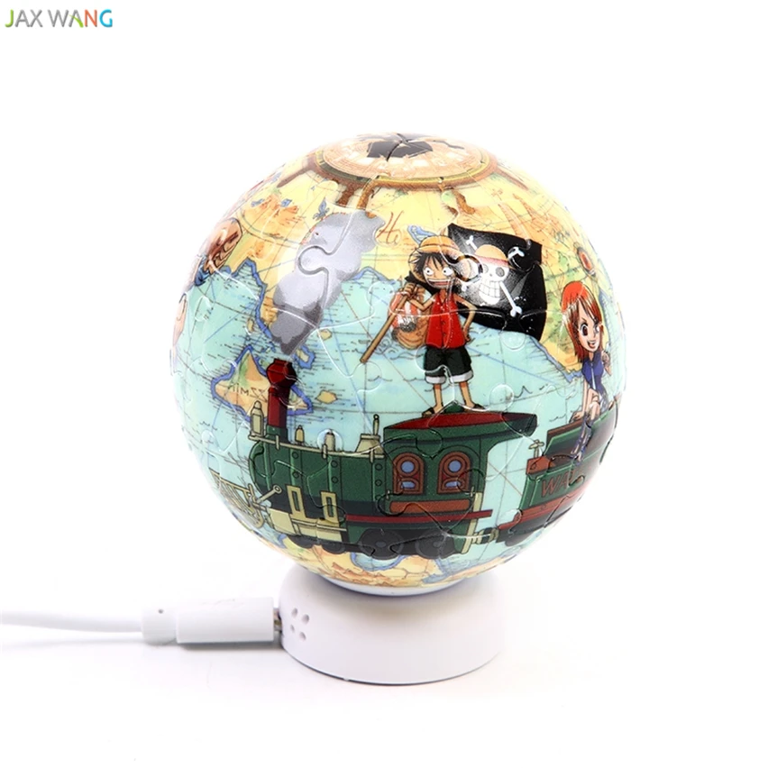 OnePiece морской вор король Ночник светильник s Голосовое управление мультфильм