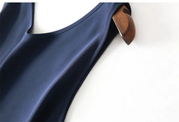 Women Summer Silk Dress V neck Navy Blue Vintage Natural silk dresses Elegant Green Dress Casual holiday real silk long dress