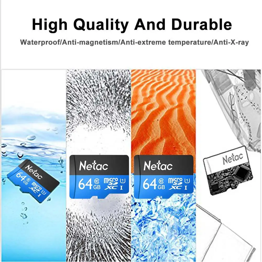 Netac micro SD 16 ГБ 32 ГБ 64 Гб microSDHC/SDXC mini Memroy карта карт sd карта памяти флэш-память TF карта