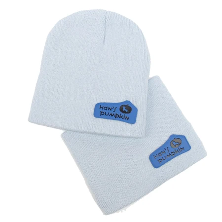 light green kids Зимняя шапка карамельного цвета, шапка, теплая шапка, вязаная шапочка из хлопка с рисунком, детская шапочка для малыша - Цвет: light green kids