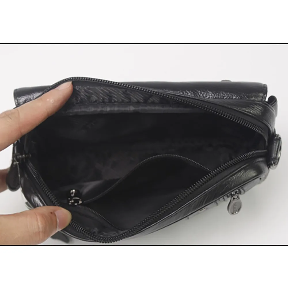 

Genuine Leather Travel Belt Hip Bum Waist Fanny Pack Men Mobile Phone Case Coin Purse Small Bags Male Messenger Shoulder Bag New