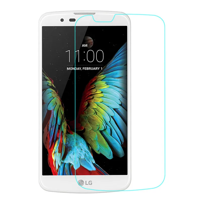 (Not Full Coverage)For LG K10 Tempered Glass Screen Protector 0.26MM 9H 2.5D Film On K410 K420N K430ds K430dsY pelicula de vidro | Мобильные
